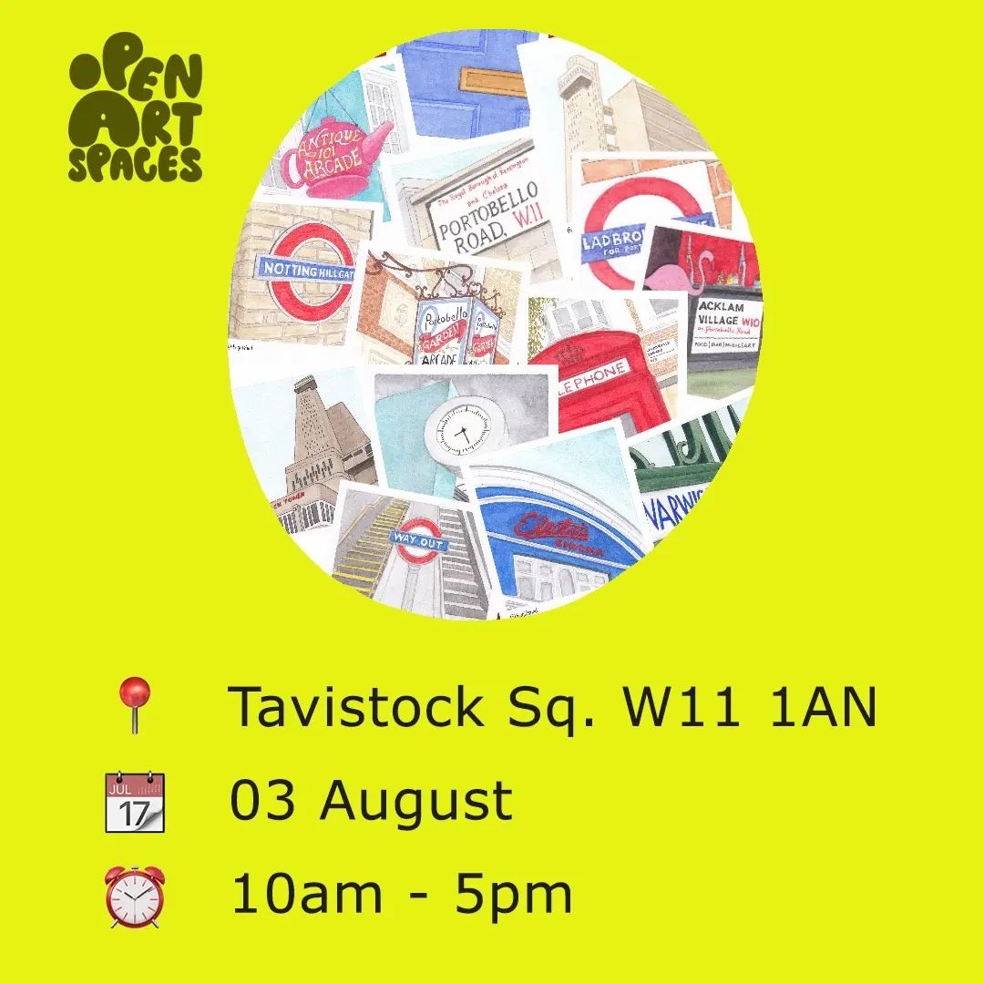 Roll up! Roll up! I'll be @openartspaces this Saturday, and to celebrate it being one of my exceedingly rare public appearances* I have a very special offer for you...

...(drumroll please) wherein you can snap up my beautiful prints for just £10 each (usual price is £20 via my website or Etsy)...

...and as if that wasn't enough, I may even be offering an additional multibuy discount on the day! Come along and find out 😁

To browse my prints in advance, check out the links in my profile. 

#art #portobelloroad #london #nottinghill #ladbrokegrove  #portobelloroadmarket #openartspaces #artprints #localartist #localart #supportlocal

*introverts of the world unite! Or not, which is far more likely 👀😂
